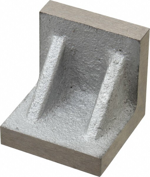 2" Wide x 2" Deep x 2" High Cast Iron Precision-Ground Angle Plate