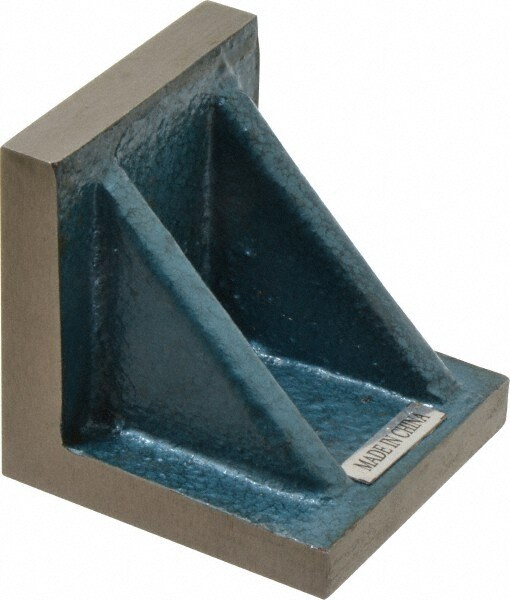 3" Wide x 3" Deep x 3" High Cast Iron Precision-Ground Angle Plate