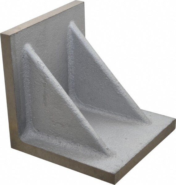 6" Wide x 6" Deep x 6" High Cast Iron Precision-Ground Angle Plate