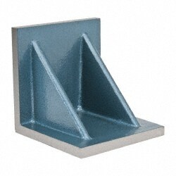 8" Wide x 8" Deep x 8" High Cast Iron Precision-Ground Angle Plate