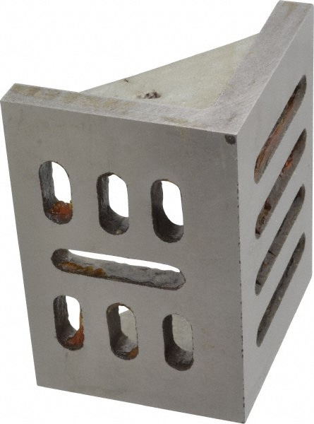 Value Collection 418-4520 4-1/2" Wide x 3" Deep x 3-1/2" High Cast Iron Partially Machined Angle Plate Image