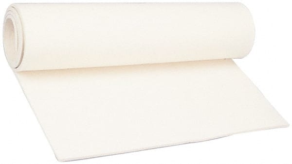 Made in USA - 12 x 60 x 5/8″ White Pressed Wool Felt Sheet - 48544514 - MSC  Industrial Supply