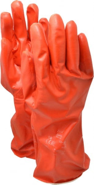 Series 15-554 Chemical Resistant Gloves:  Size X-Large,  37.50 Thick,  Polyvinyl Alcohol (PVA),  Supported,
