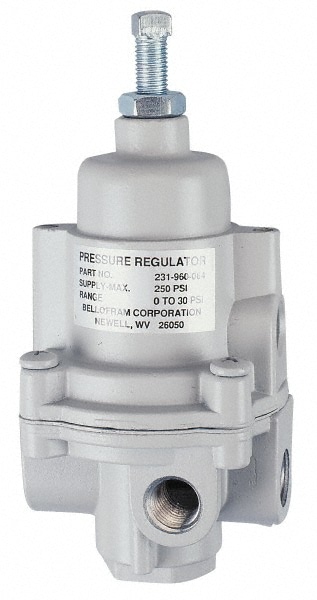 Compressed Air Regulator: 1/4" NPT, 250 Max psi