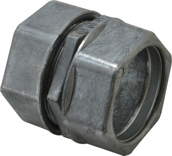 Conduit Coupling: For EMT, Die Cast Zinc, 1-1/2" Trade Size