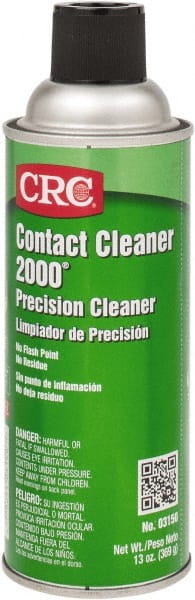 CRC 1003418 Contact Cleaner: 13 oz Aerosol Can 