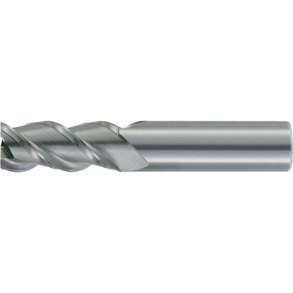 Square End Mill: 3 Flutes, Solid Carbide