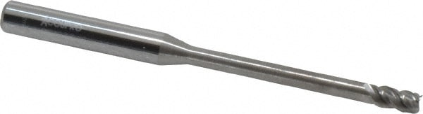 Accupro 12177205 Square End Mill: 0.1575 Dia, 0.315 LOC, 4 Flutes, Solid Carbide Image