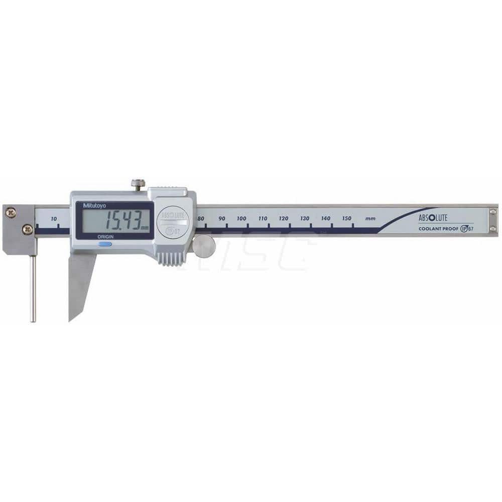 Electronic Caliper: 0 to 6", 0.0005" Resolution, IP67