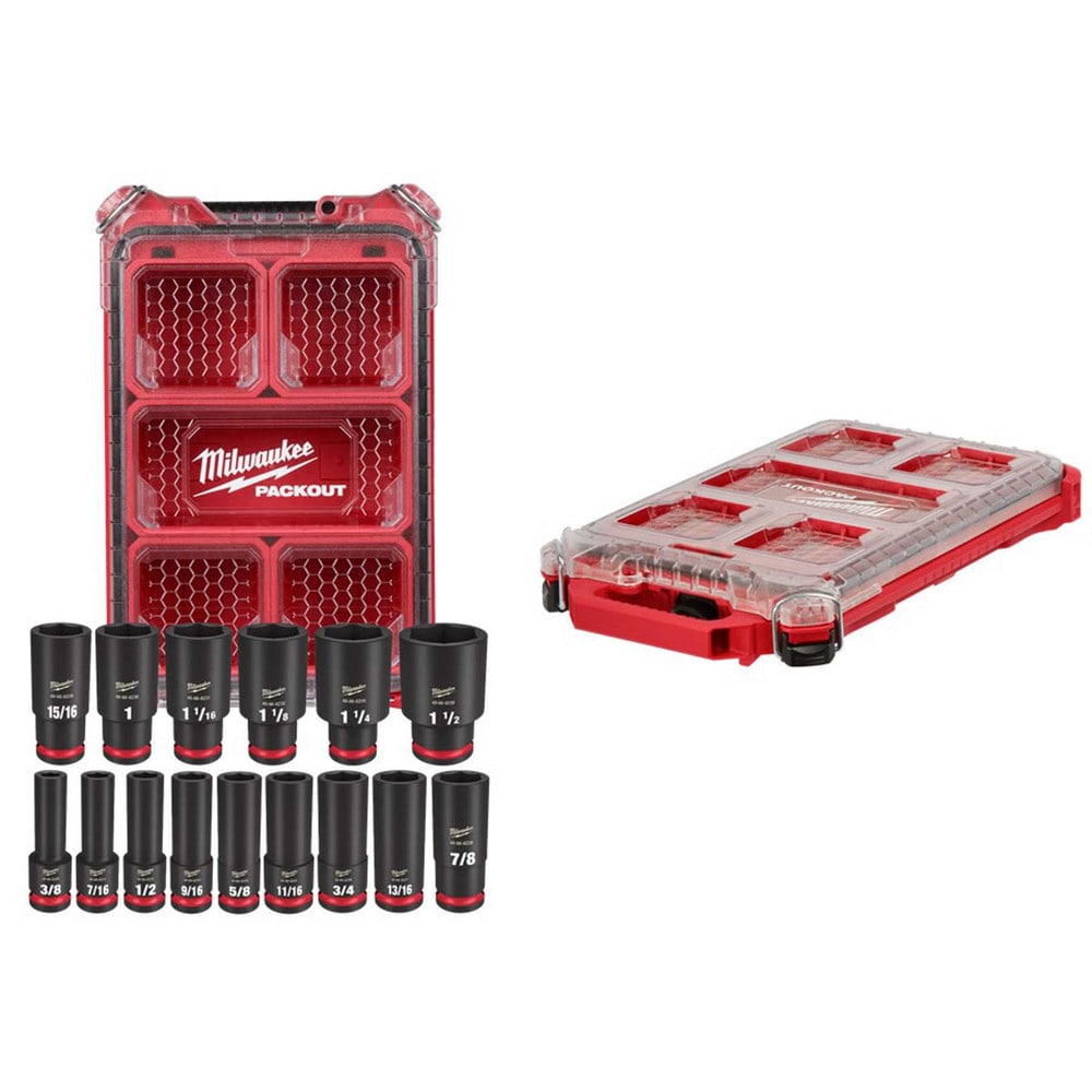 Socket Sets; Set Type: Impact ; Drive Size: 1/2 ; Minimum Size (Inch): 0.3750 ; Maximum Socket Depth (Decimal Inch): 1.5000 ; Maximum Size (Inch): 1.5000 ; Minimum Socket Depth (Decimal Inch): 0.3750