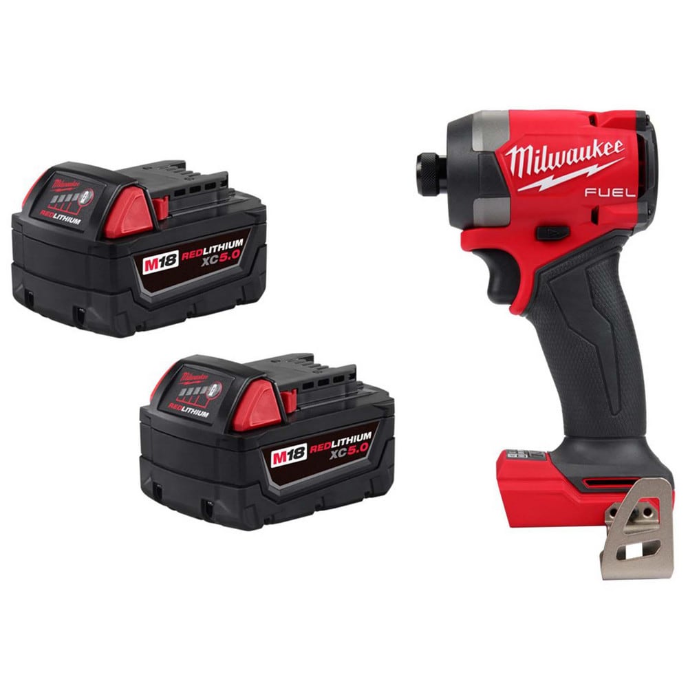 Power Tool Batteries; Battery Voltage: 18.00 ; Battery Chemistry: Lithium-ion ; Battery Capacity (Ah): 5.00 ; Battery Series: RED LITHIUM ; For Use With: Milwaukee 18V Cordless Tools ; Charging Time: 110.00 min