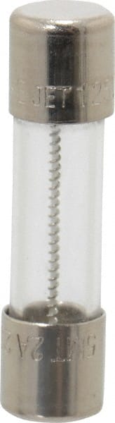 Ferraz Shawmut GGA2-MSC Cylindrical Time Delay Fuse: 2 A, 20 mm OAL, 5 mm Dia 