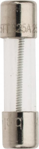 Ferraz Shawmut GSC1-1/4-MSC Cylindrical Time Delay Fuse: 1.25 A, 20 mm OAL, 5 mm Dia 