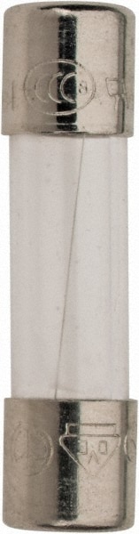 Cylindrical Fast-Acting Fuse: 0.5 A, 20 mm OAL, 5 mm Dia