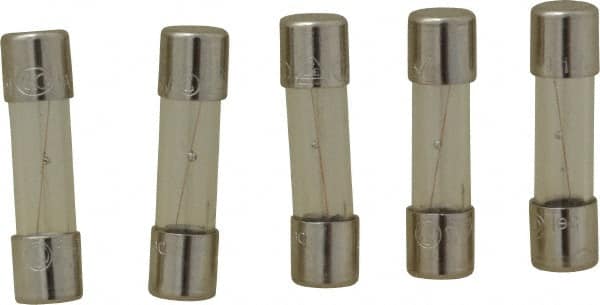 Ferraz Shawmut GDG1-MSC Cylindrical Time Delay Fuse: 1 A, 20 mm OAL, 5 mm Dia 