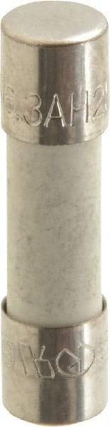 Ferraz Shawmut GSD6-3/10-MSC Cylindrical Fast-Acting Fuse: 6.3 A, 20 mm OAL, 5 mm Dia 