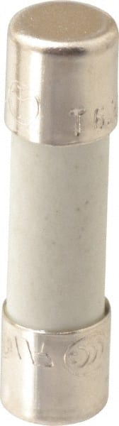 Ferraz Shawmut GSF6-3/10-MSC Cylindrical Time Delay Fuse: 6.3 A, 20 mm OAL, 5 mm Dia 