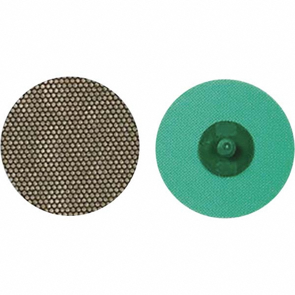 Quick-Change Disc: Roloc TR, 3" Dia, 60 Grit, Diamond, Coated - Brown, Polyester-Backed, 20000 RPM, Series 6234J