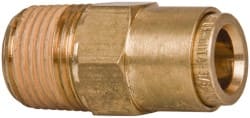 Norgren 95453020M Push-To-Connect Tube to Male & Tube to Male NPT Tube Fitting: 3/8" Thread, 3/8" OD 