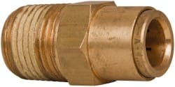 Norgren 95453030M Push-To-Connect Tube to Male & Tube to Male NPT Tube Fitting: Male Connector, 1/2" Thread, 1/2" OD 