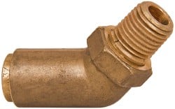 Norgren 95460012M Push-To-Connect Tube to Male & Tube to Male NPT Tube Fitting: 1/4" Thread, 3/8" OD 