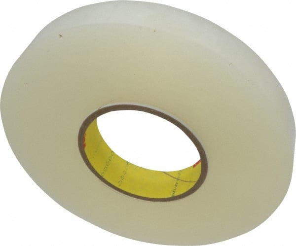 Clear Double-Sided Acrylic Foam Tape: 1" Wide, 27 yd Long, 1/32" Thick, Acrylic Adhesive