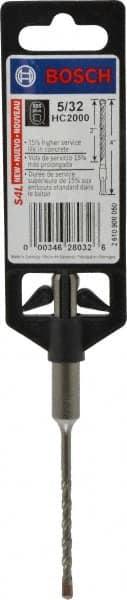 Bosch HC2000 5/32" Diam, SDS-Plus Shank, Carbide-Tipped Rotary & Hammer Drill Bit 