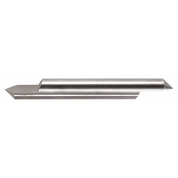 1/4" Diam Single 30° Conical Point End Solid Carbide Split-End Blank