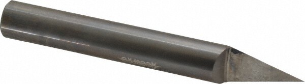 1/2" Diam Single 30° Conical Point End Solid Carbide Split-End Blank