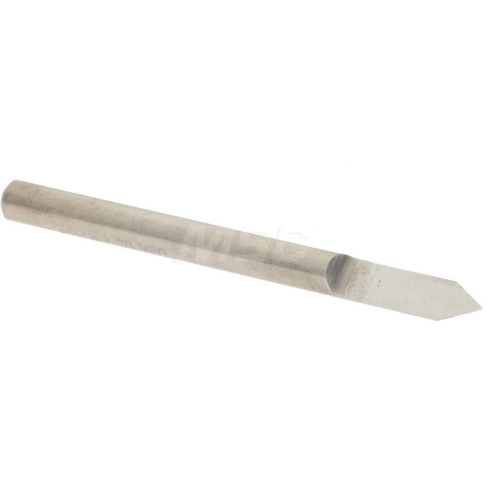 1/8" Diam Single 60° Conical Point End Solid Carbide Split-End Blank