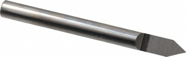 3/16" Diam Single 60° Conical Point End Solid Carbide Split-End Blank