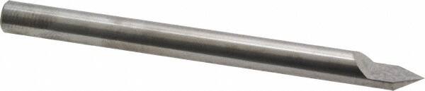 Accupro 199273 5/16" Diam Single 60° Conical Point End Solid Carbide Split-End Blank 