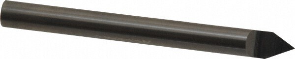 3/8" Diam Single 60° Conical Point End Solid Carbide Split-End Blank