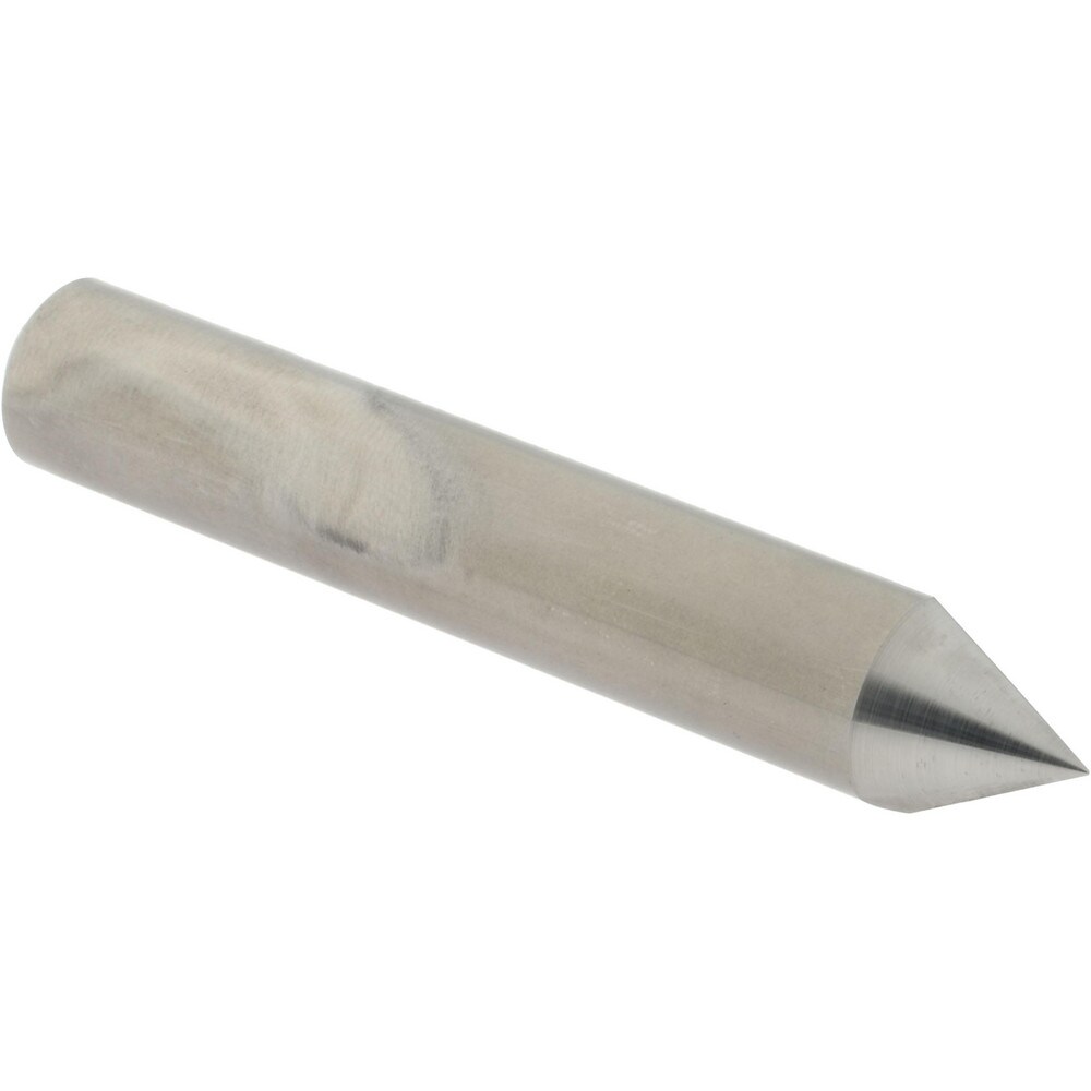 1/2" Diam Single 60° Conical Point End Solid Carbide Split-End Blank