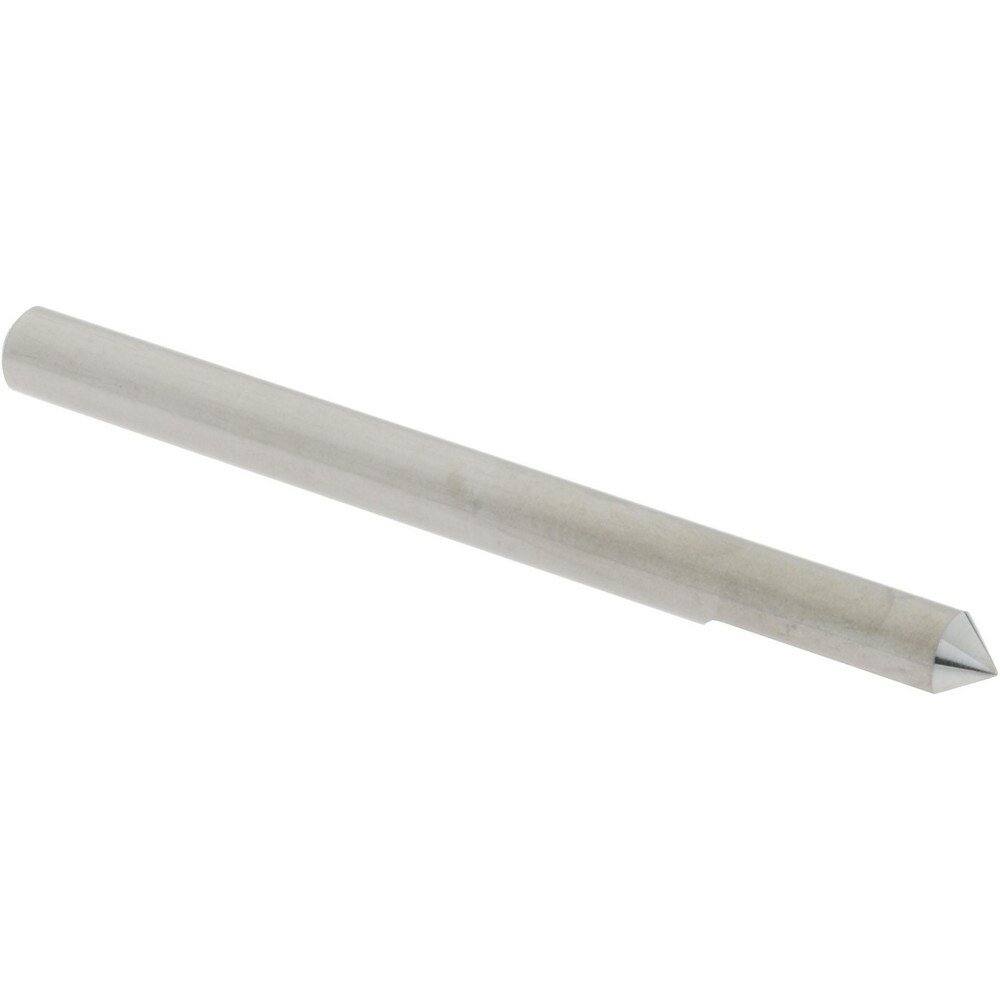 1/8" Diam Single 90° Conical Point End Solid Carbide Split-End Blank