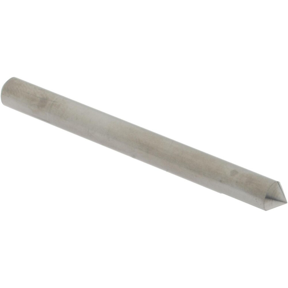 3/16" Diam Single 90° Conical Point End Solid Carbide Split-End Blank