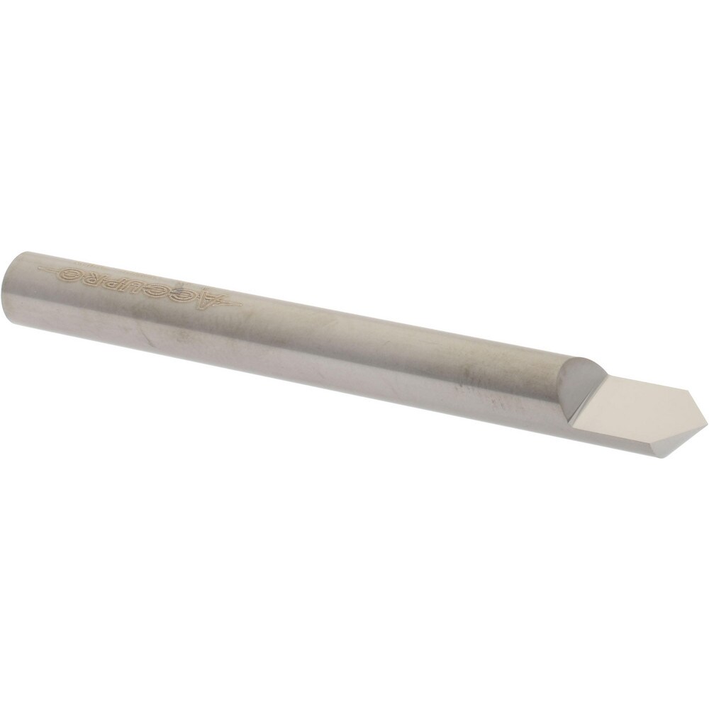 1/4" Diam Single 90° Conical Point End Solid Carbide Split-End Blank