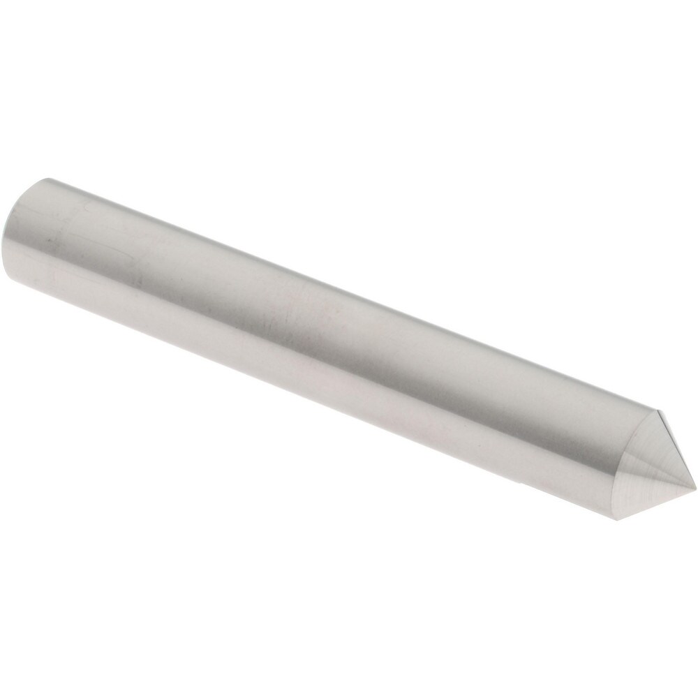 3/8" Diam Single 90° Conical Point End Solid Carbide Split-End Blank