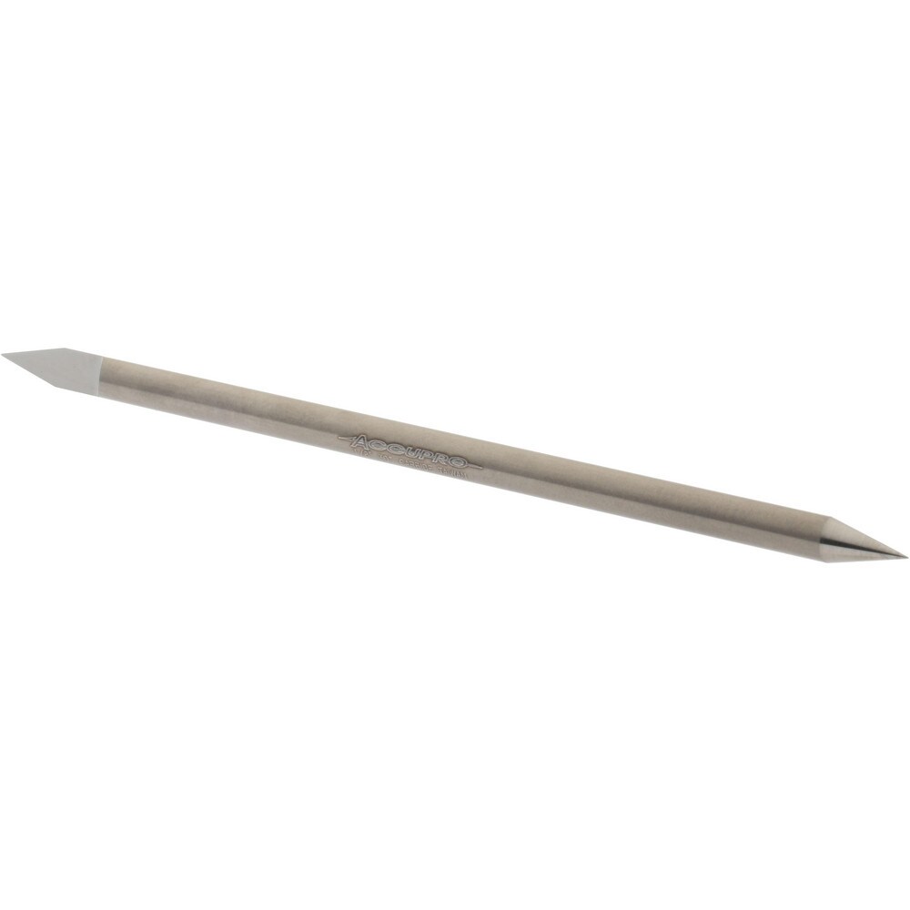 1/8" Diam Single 30° Conical Point End Solid Carbide Split-End Blank