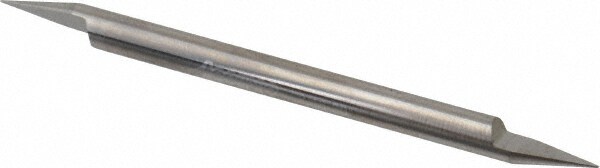 3/16" Diam Single 30° Conical Point End Solid Carbide Split-End Blank