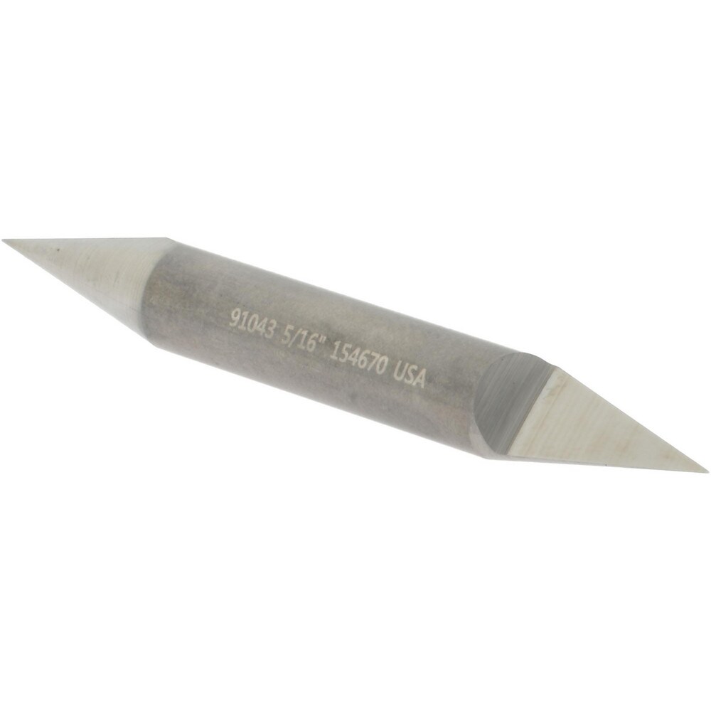 5/16" Diam Single 30° Conical Point End Solid Carbide Split-End Blank