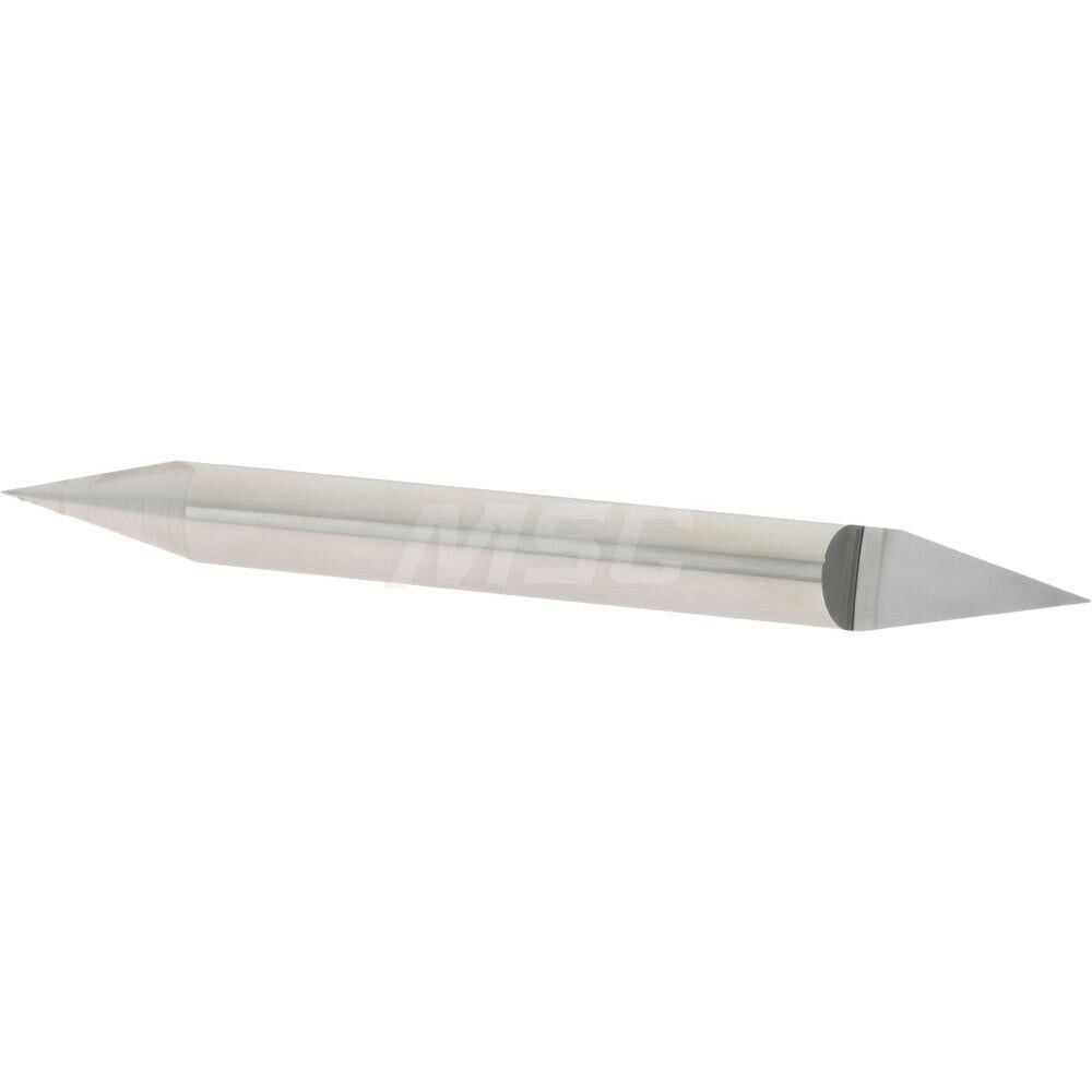 3/8" Diam Single 30° Conical Point End Solid Carbide Split-End Blank