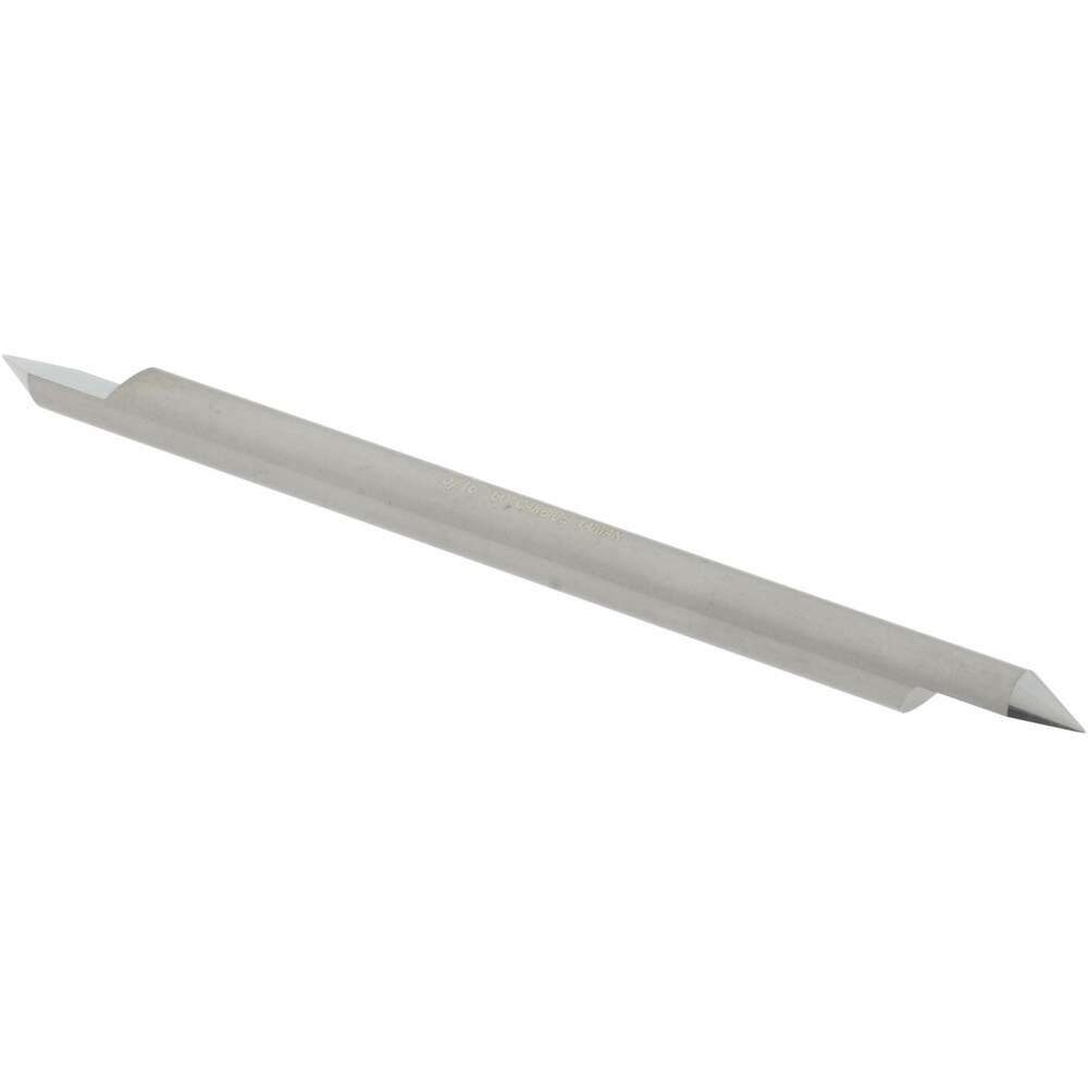 3/16" Diam Single 60° Conical Point End Solid Carbide Split-End Blank
