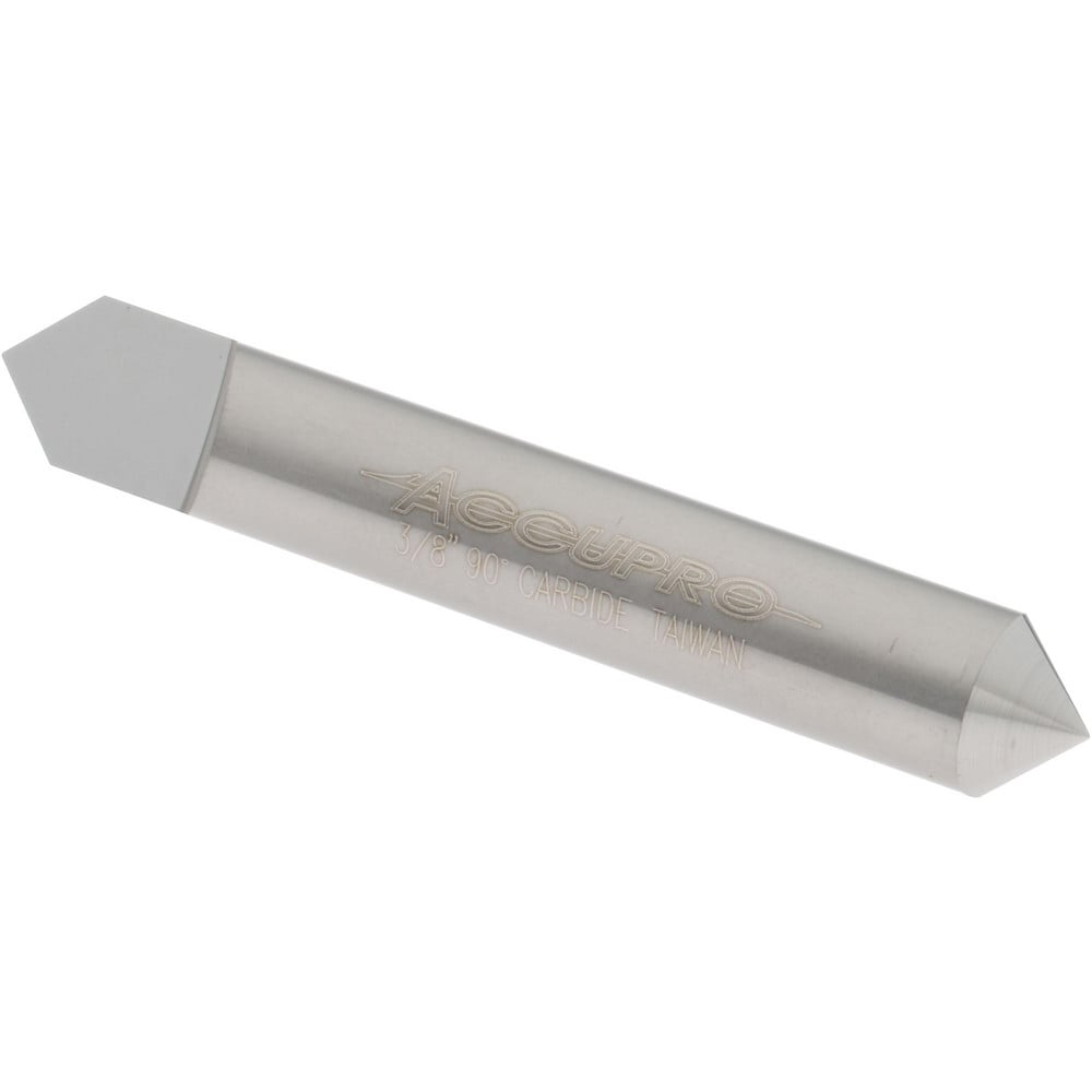 3/8" Diam Single 90° Conical Point End Solid Carbide Split-End Blank