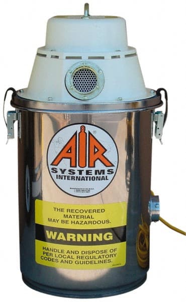 Toxic Dust Cleaner: Electric, HEPA Filter, 2 gal Capacity 