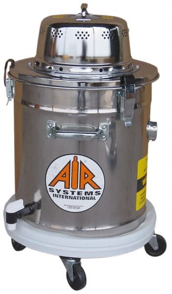 AIR Systems AV-5 Toxic Dust Cleaner: Electric, HEPA Filter, 5 gal Capacity 