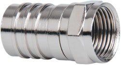 Straight, F Type Coaxial Connector