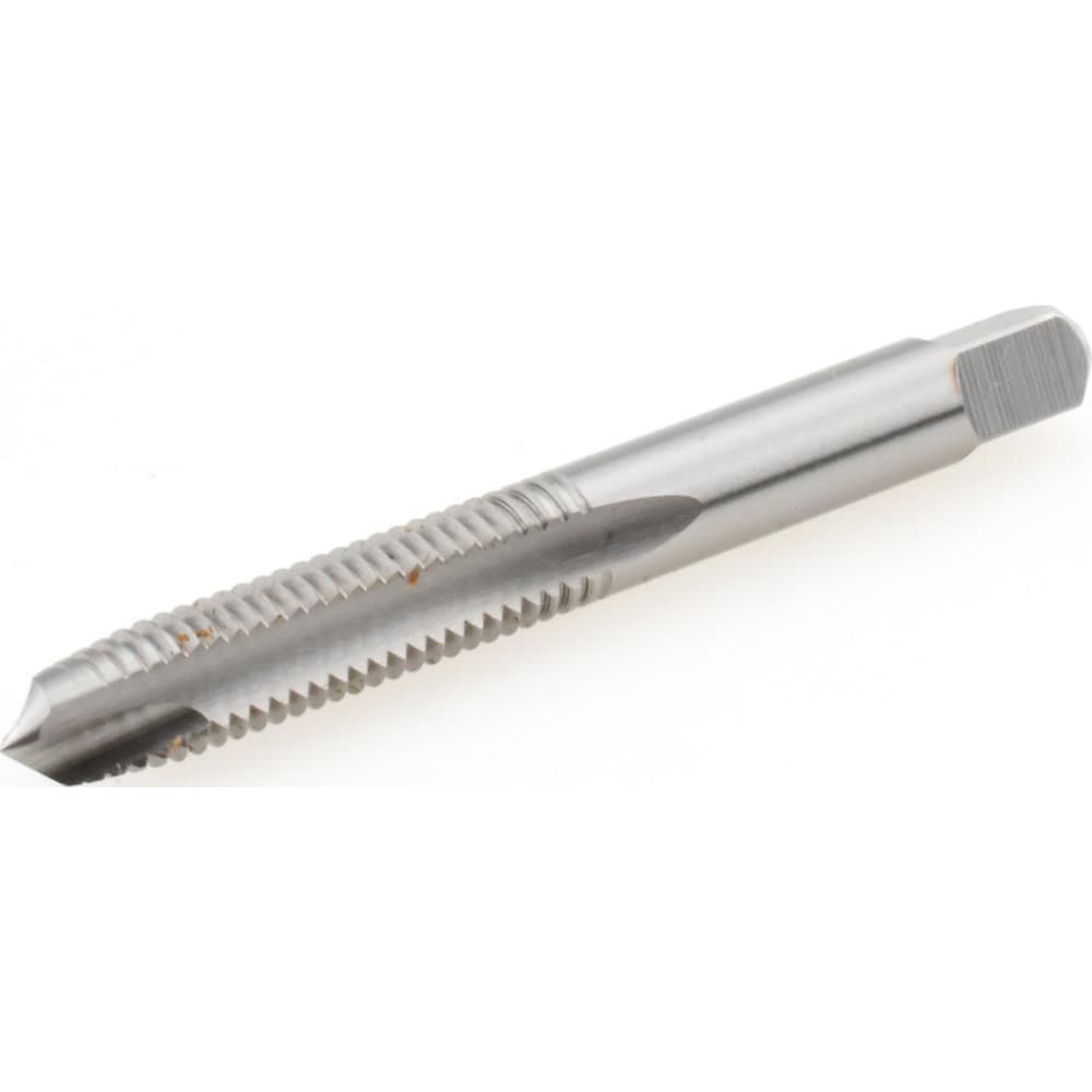Spiral Point Tap: M8x1.25 Metric Coarse, 2 Flutes, Plug, 6H Class of Fit, High Speed Steel, Bright Finish