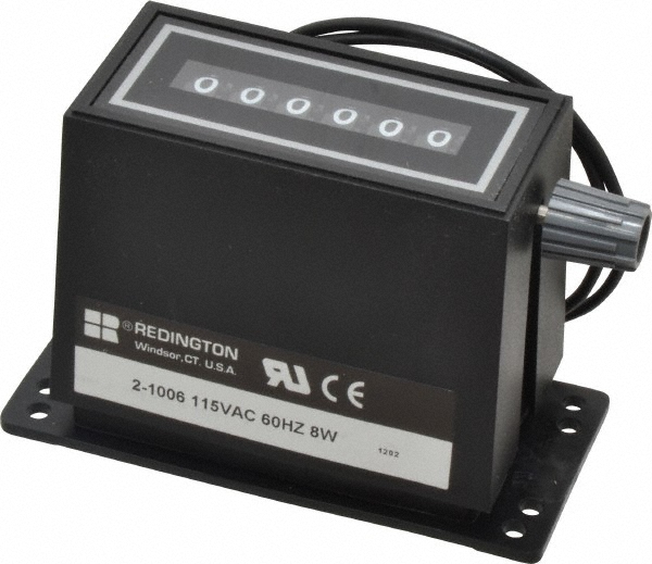 thumbnail interactive-video image 1 of Trumeter 7110DIN Electronic Totalizer Counter - 8-Digit, Front Reset - New Open Box 1 of 6
