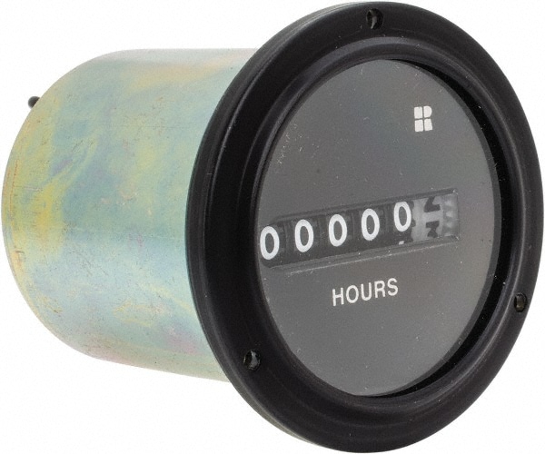 Trumeter 720-0007 6 Digit Wheel Display Hour Meter 